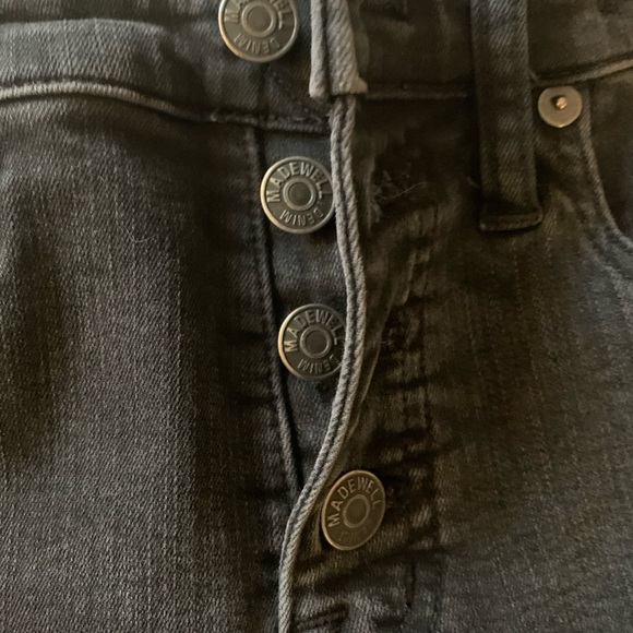 Madewell Black 9” High Rise Skinny - Picture 3 of 8